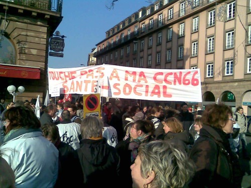 Streik in Strasbourg